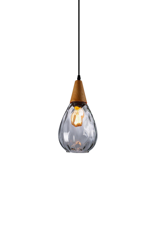 Besnier Rippled Glass Pendant Light | everlamps