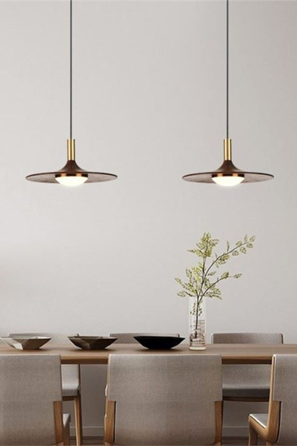 Black Walnut Pendant Lamp - everlamps
