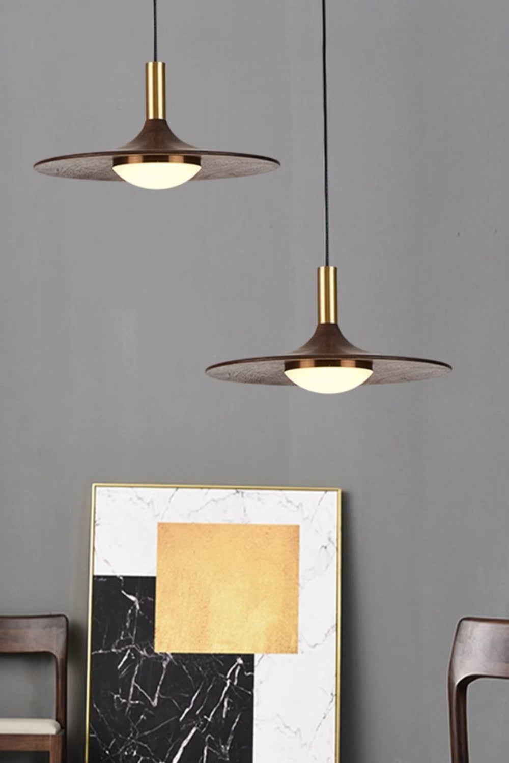 Black Walnut Pendant Lamp - everlamps
