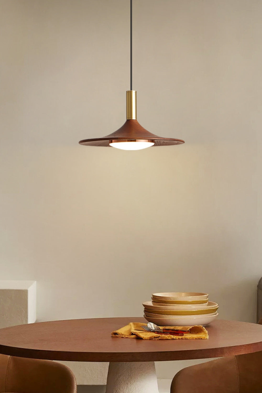 Black Walnut Pendant Lamp - everlamps