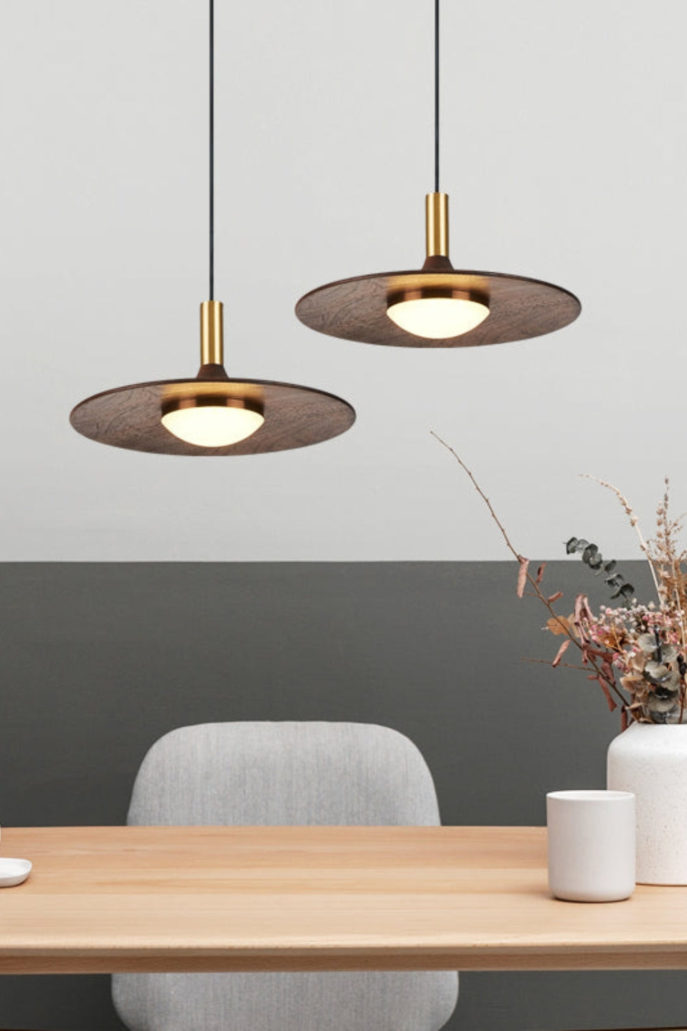 Black Walnut Pendant Lamp - everlamps