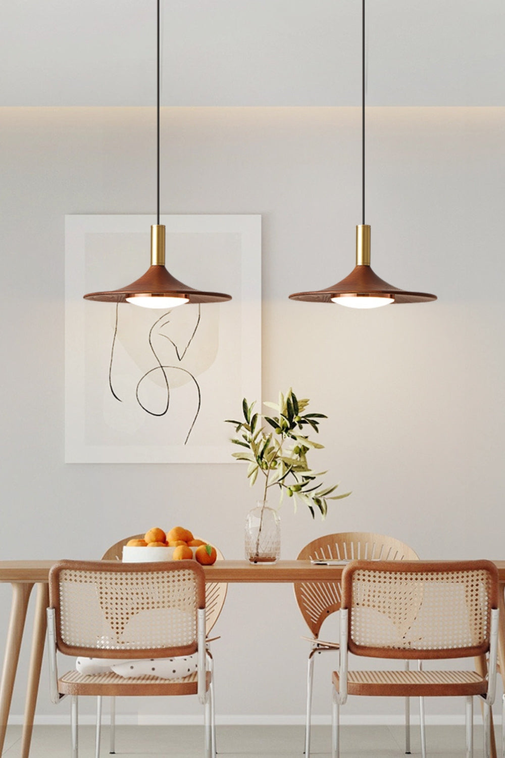 Black Walnut Pendant Lamp - everlamps