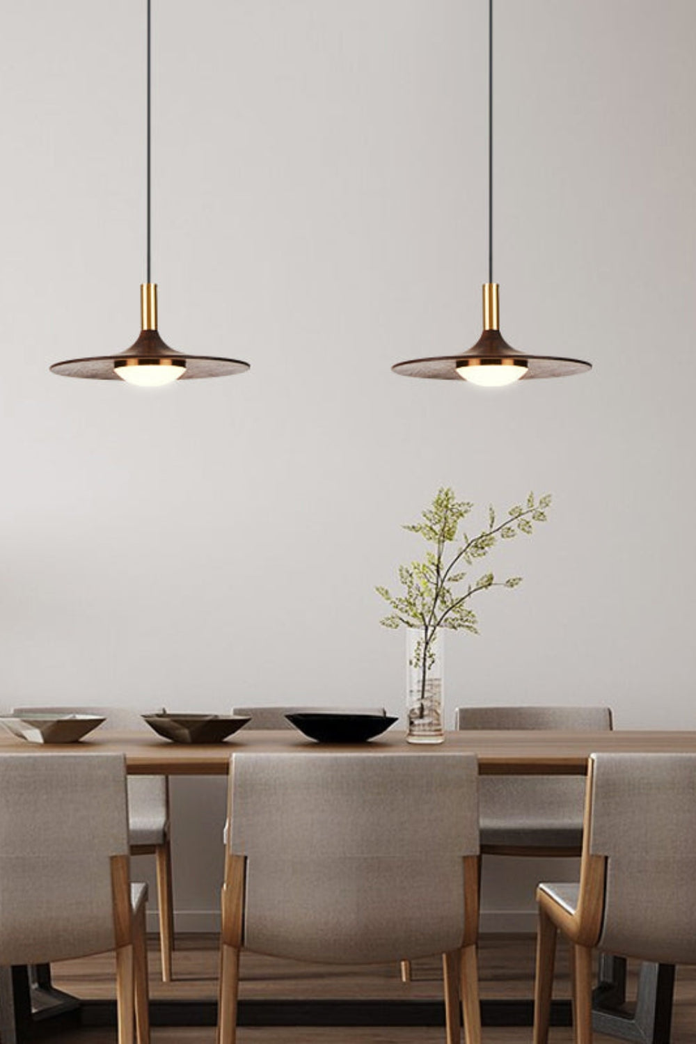 Black Walnut Pendant Lamp - everlamps