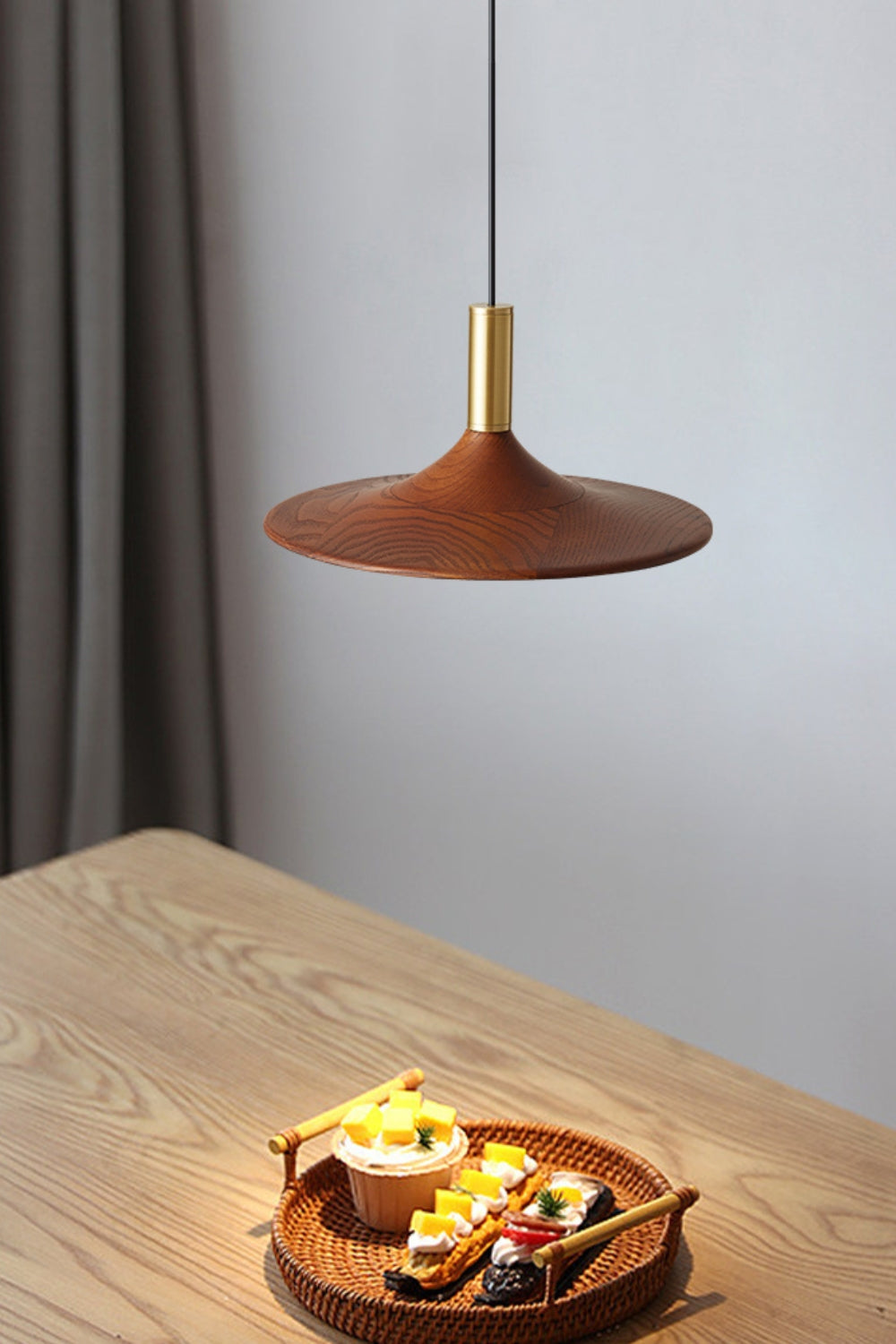 Black Walnut Pendant Lamp - everlamps