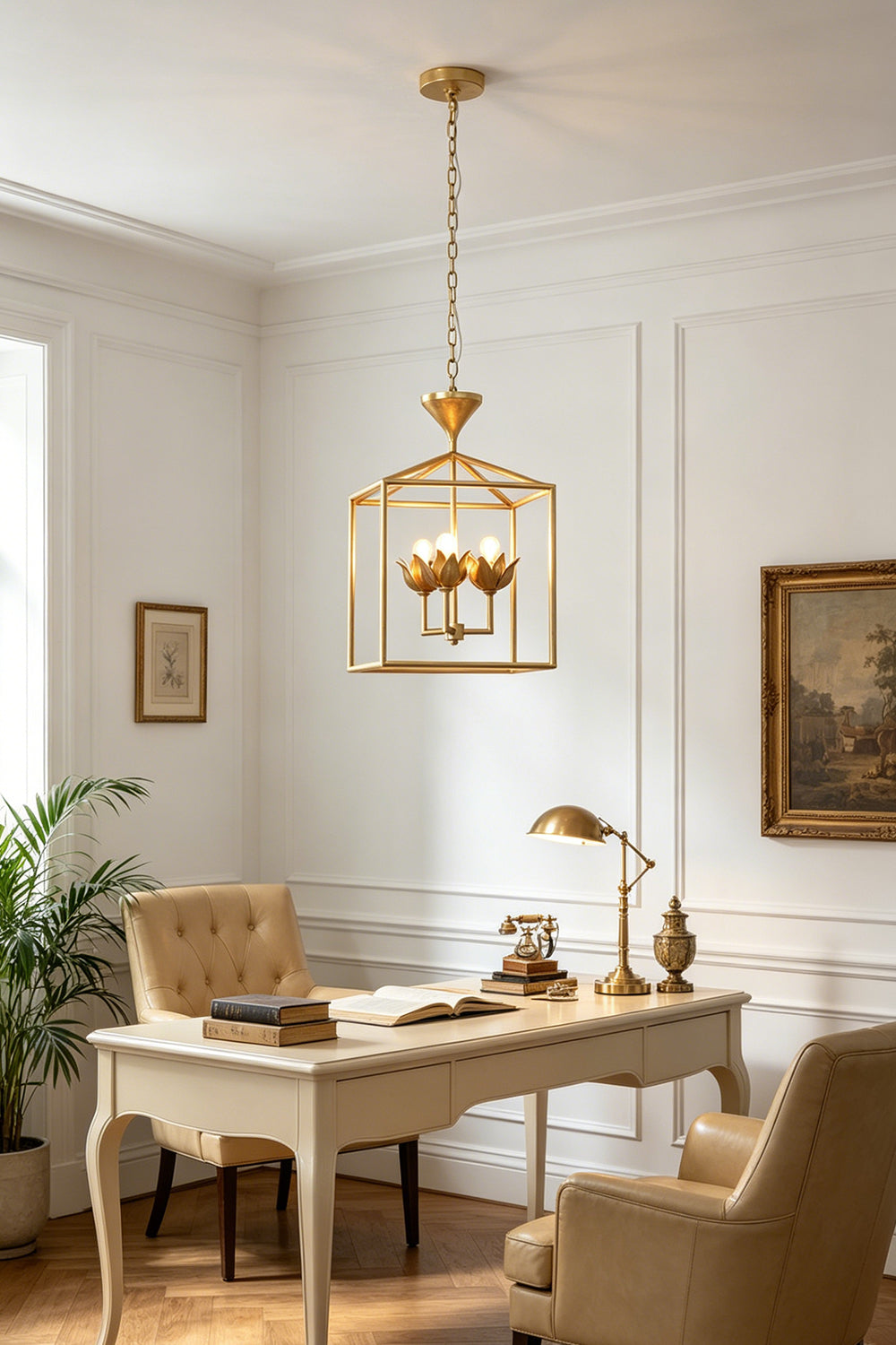 Bloom Cage Pendant Pendant Light for Den/Study | Samu  Lamp