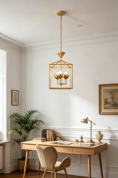 Bloom Cage Pendant Pendant Light for Den/Study | Samu  Lamp