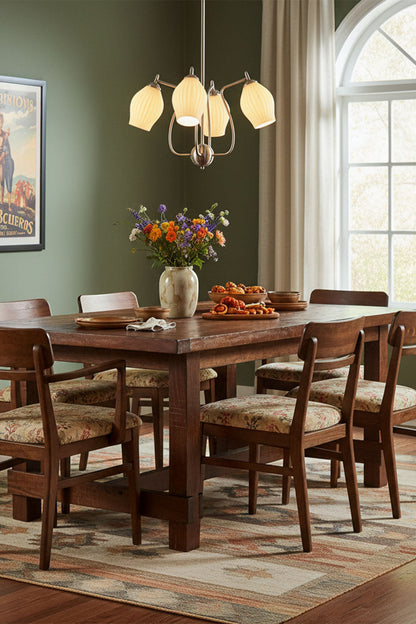 Blooming Petal  Glass Chandelier - view 2 | everlamps