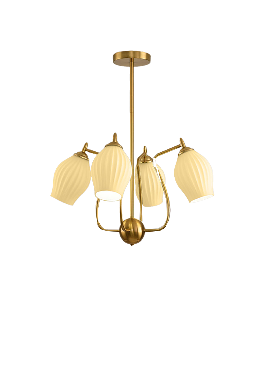 Blooming Petal  Glass Chandelier | everlamps