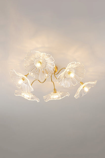 Blossom Petal Glass Ceiling Lamp - view 16 | everlamps