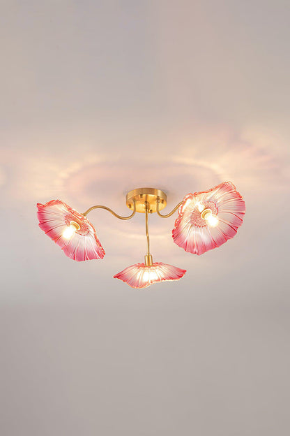 Blossom Petal Glass Ceiling Lamp - view 15 | everlamps