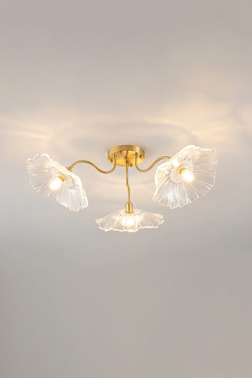 Blossom Petal Glass Ceiling Lamp - view 18 | everlamps