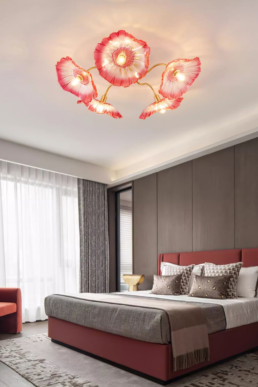 Blossom Petal Glass Ceiling Lamp - view 2 | everlamps