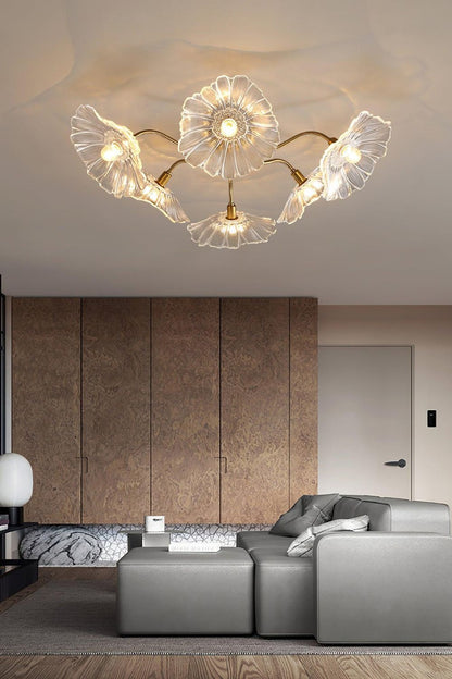 Blossom Petal Glass Ceiling Lamp - view 4 | everlamps