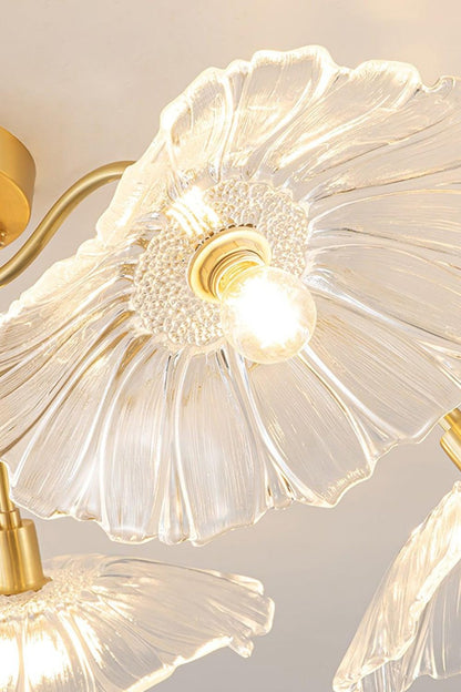 Blossom Petal Glass Ceiling Lamp - view 12 | everlamps