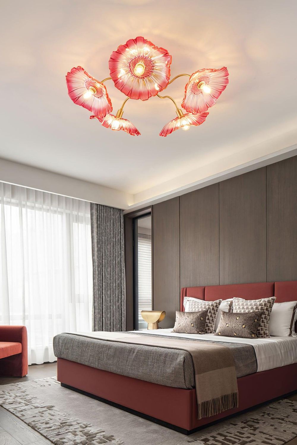 Blossom Petal Glass Ceiling Lamp - view 8 | everlamps