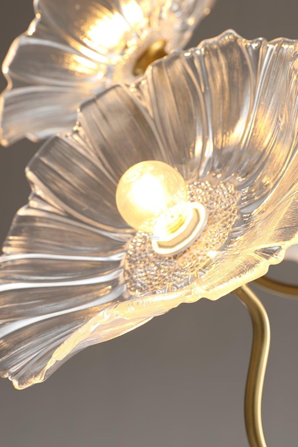 Blossom Petal Glass Chandelier - view 11 | everlamps