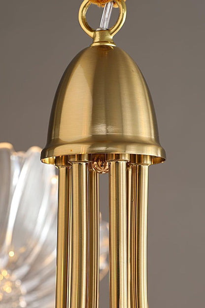 Blossom Petal Glass Chandelier - view 10 | everlamps