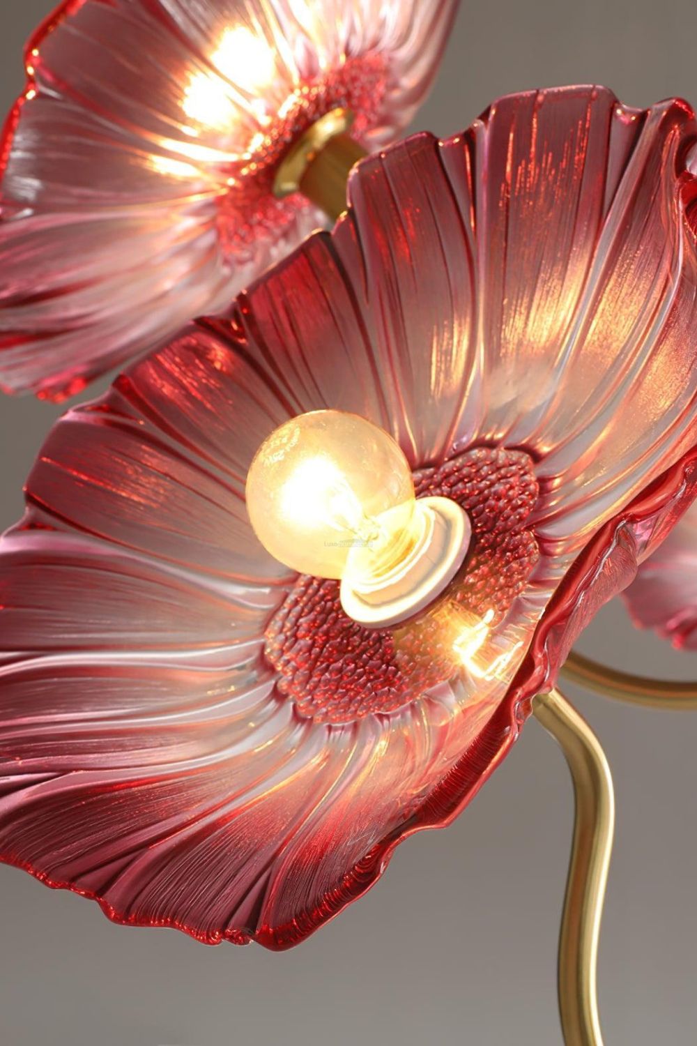 Blossom Petal Glass Chandelier - view 13 | everlamps