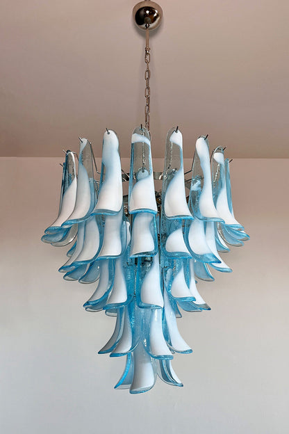 Blue Art Petal Chandelier - view 8 | everlamps