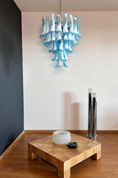 Blue Art Petal Chandelier - view 9 | everlamps