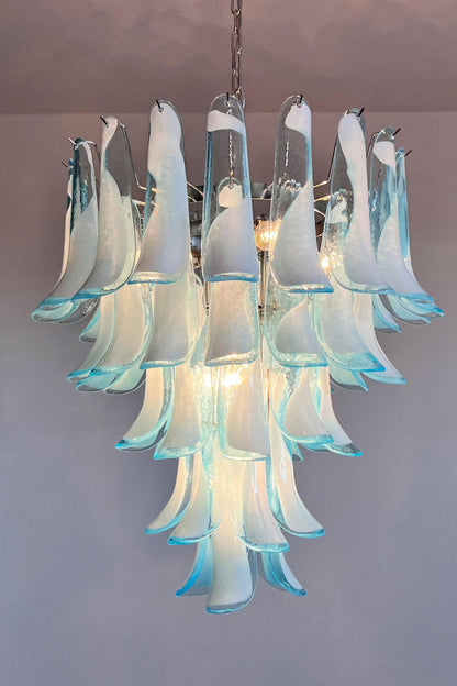 Blue Art Petal Chandelier - view 10 | everlamps