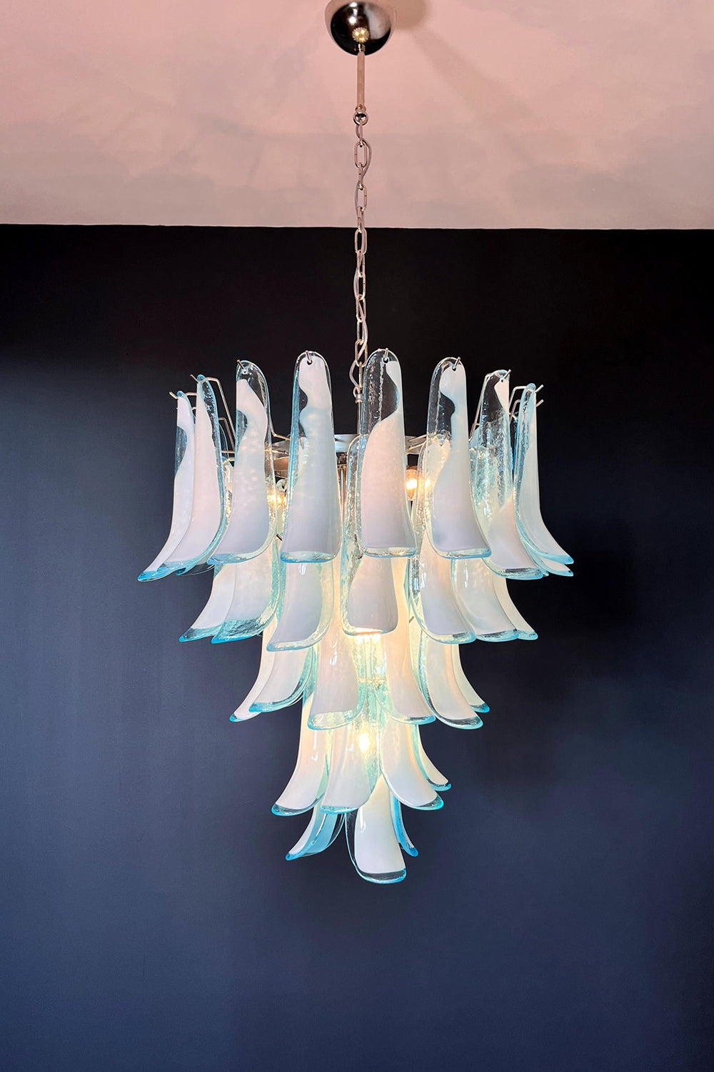 Blue Art Petal Chandelier - view 11 | everlamps