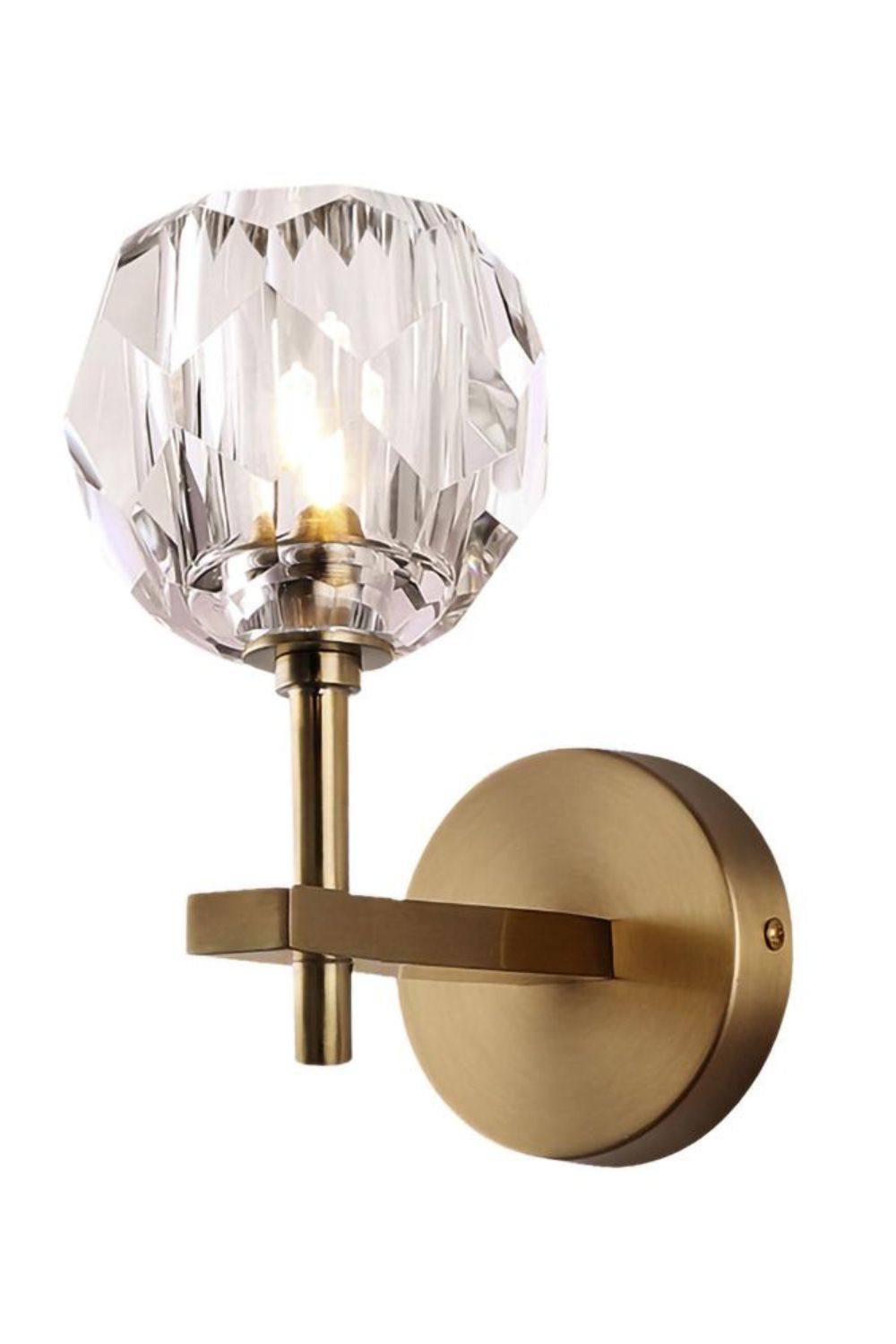 Boule De Cristal Grand Single Sconce - everlamps