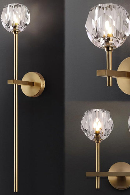 Boule De Cristal Grand Single Sconce - everlamps