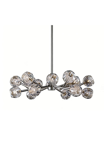 Crystal Ball Round Chandelier - view 25 | everlamps