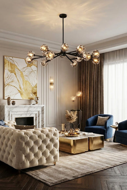 Crystal Ball Round Chandelier - view 10 | everlamps