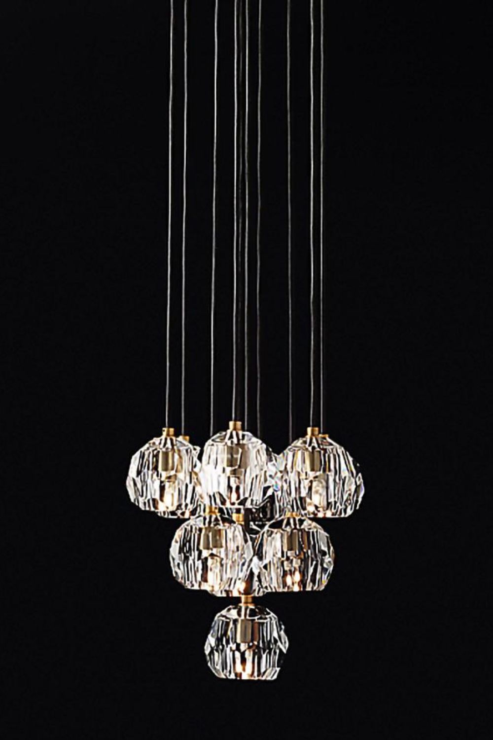 Boule De Cristal Round Cluster Chandelier - everlamps