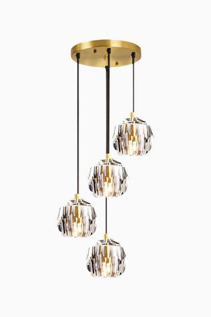 Boule De Cristal Round Cluster Chandelier - everlamps