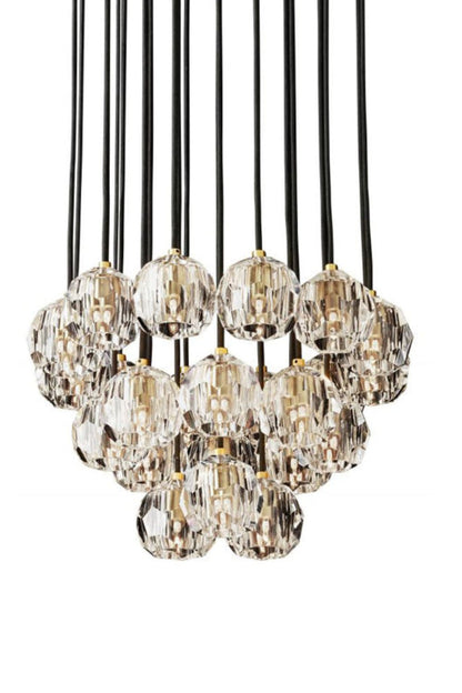 Boule De Cristal Round Cluster Chandelier - everlamps