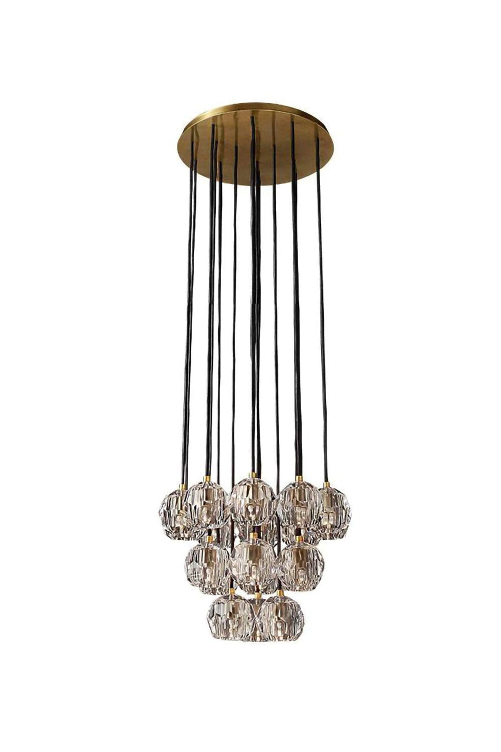 Crystal BallRound Cluster Chandelier-everlamps - everlamps