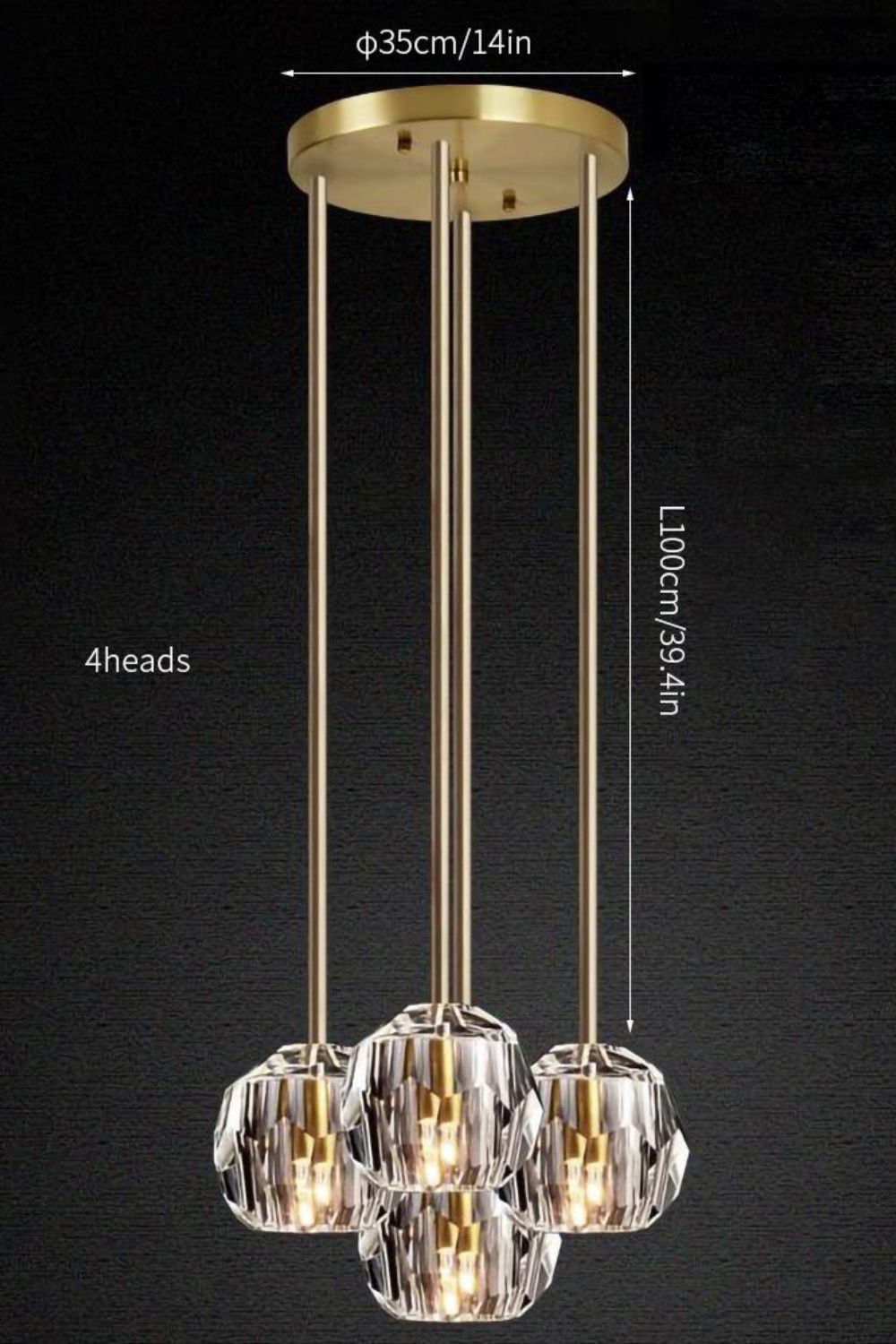 Boule De Cristal Round Cluster Chandelier - everlamps