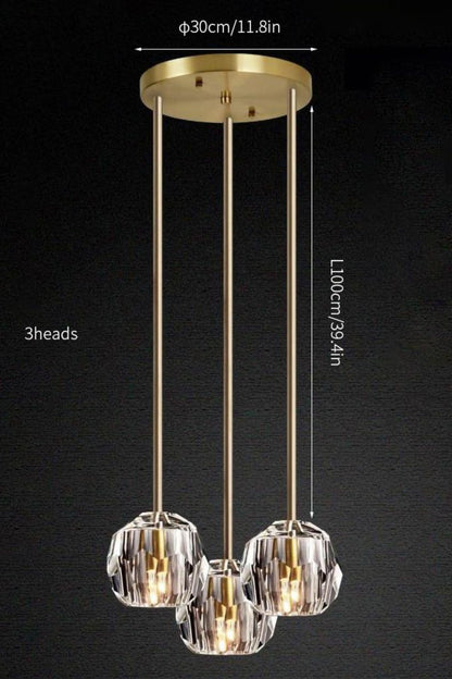 Boule De Cristal Round Cluster Chandelier - everlamps