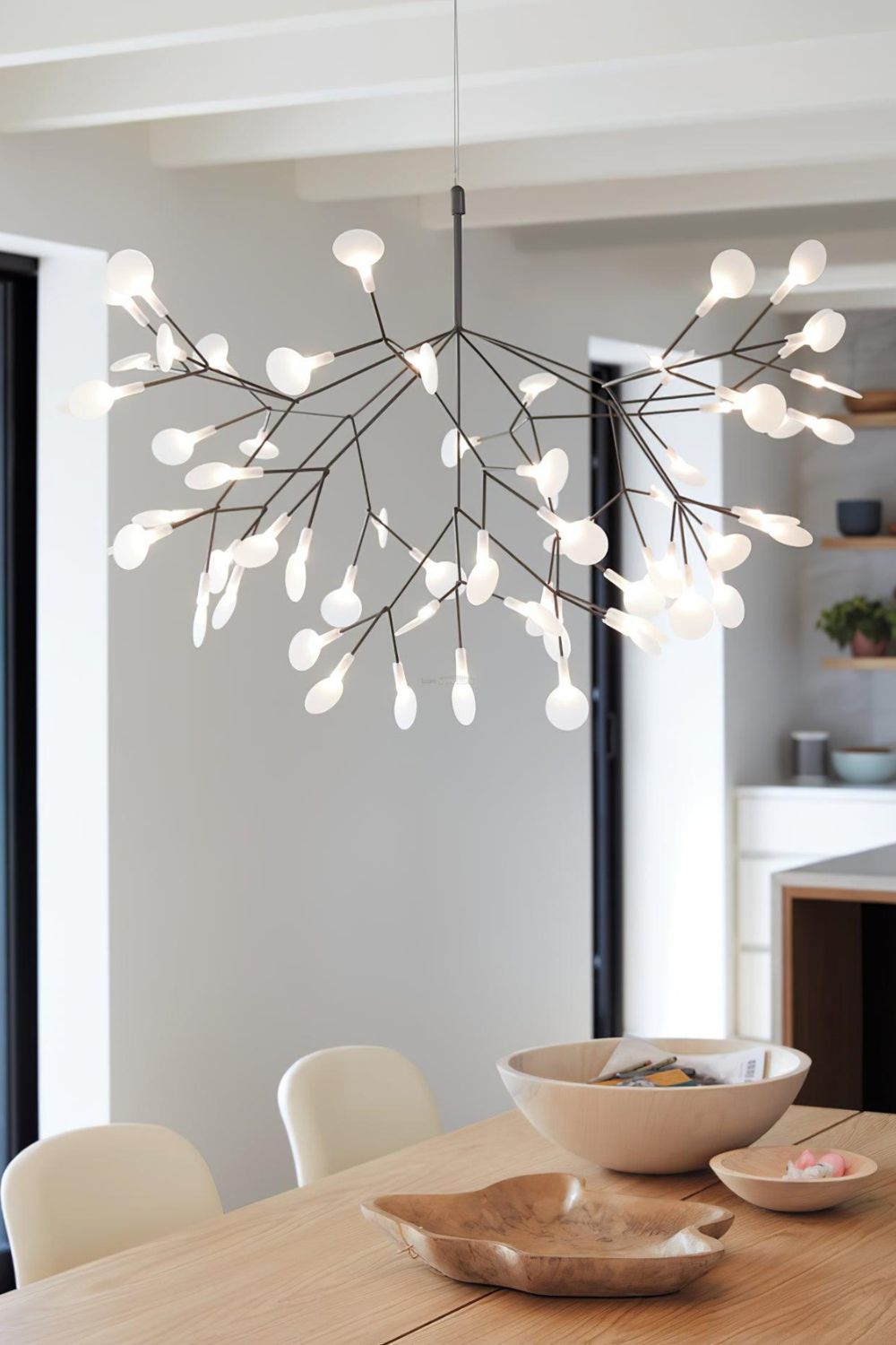 Branched Firefly LED Chandelier - view 5 | everlamps