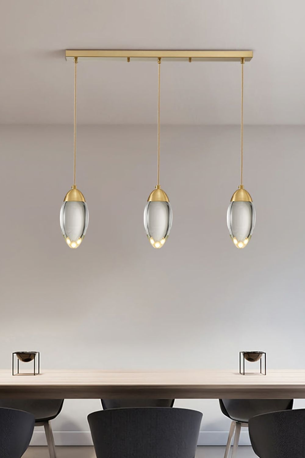 Brass Crystal Pendant Lamp - everlamps