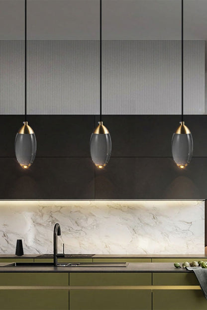 Brass Crystal Pendant Lamp - everlamps