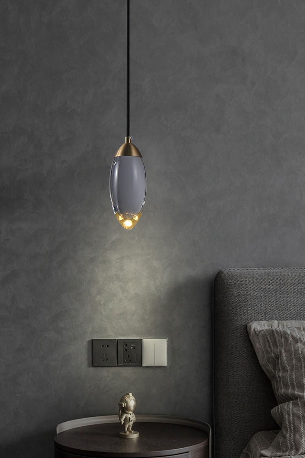 Brass Crystal Pendant Lamp - everlamps