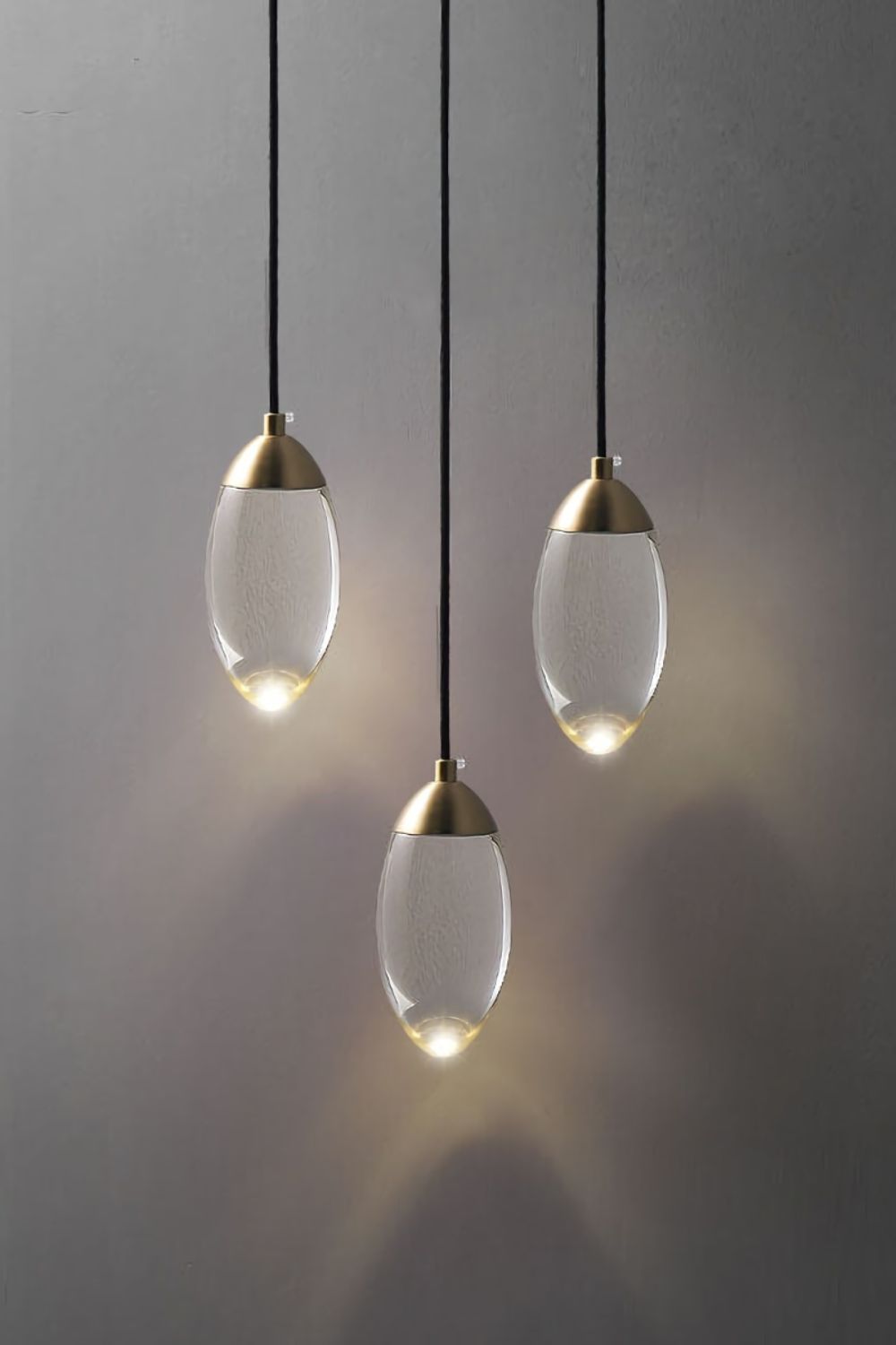 Brass Crystal Pendant Lamp - everlamps