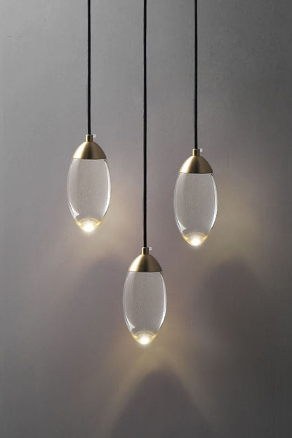 Brass Crystal Pendant Lamp - everlamps