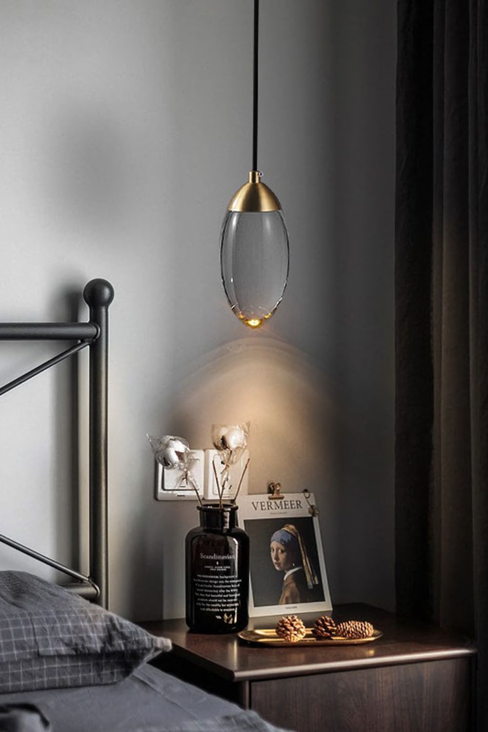 Brass Crystal Pendant Lamp - everlamps