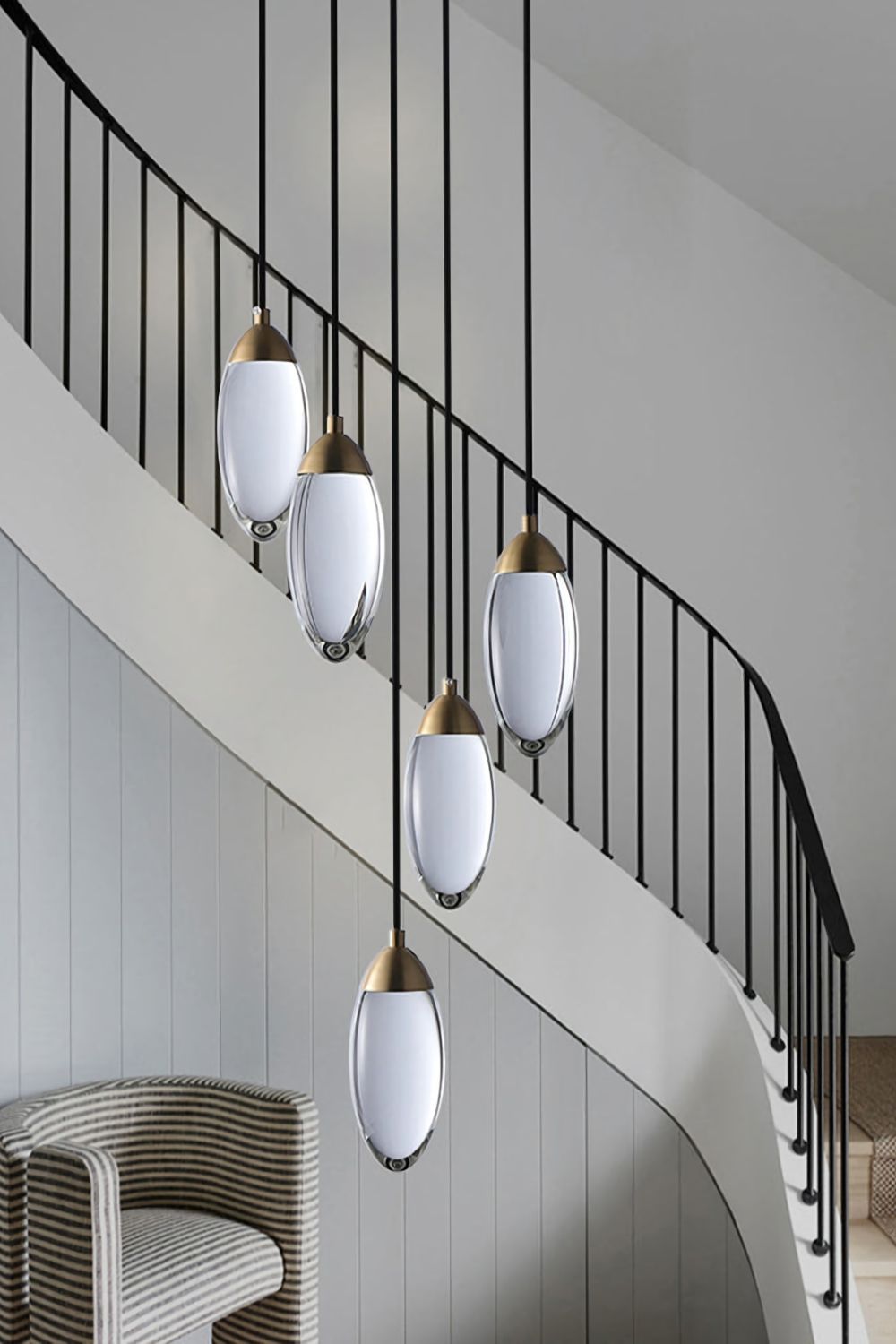 Brass Crystal Pendant Lamp - everlamps