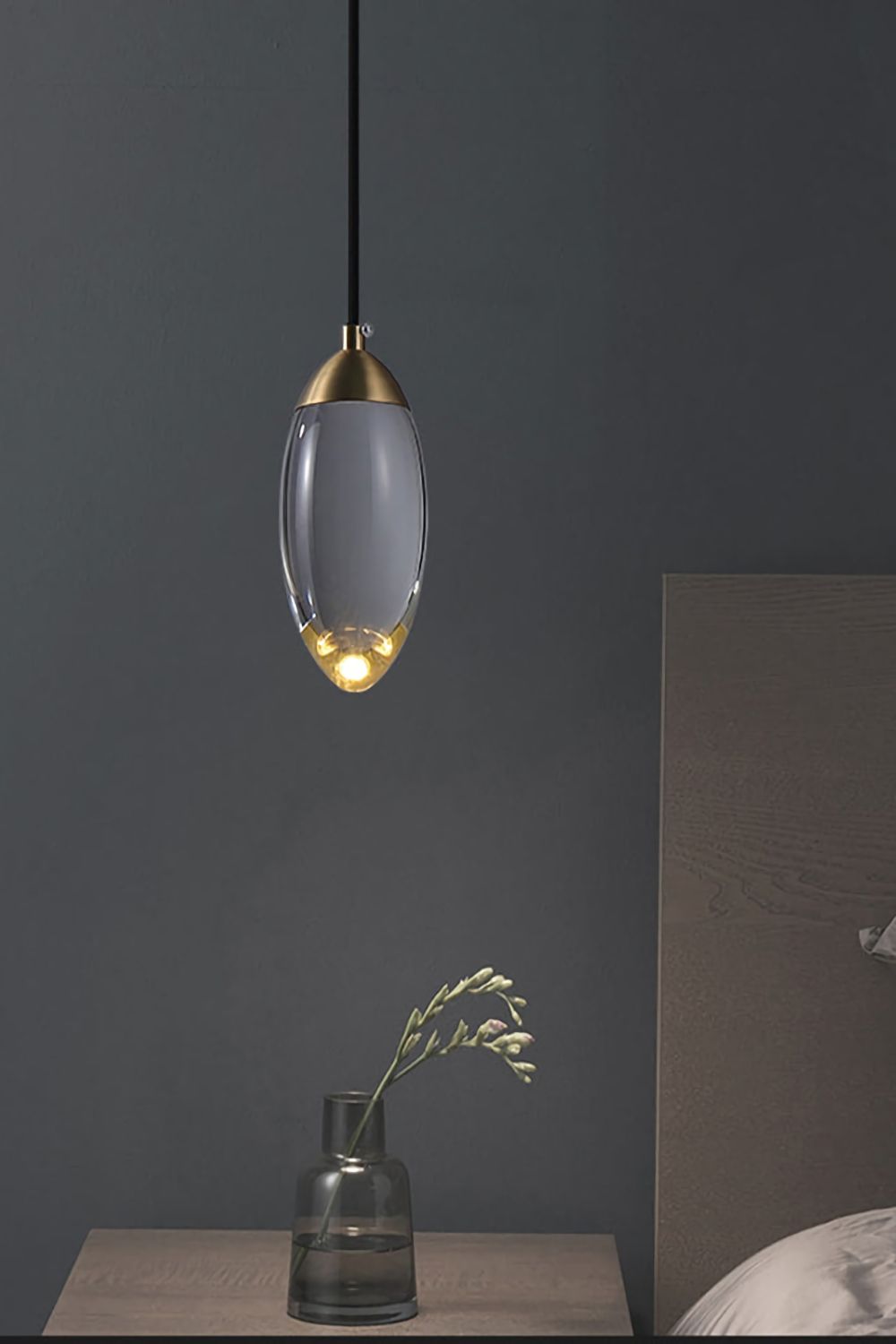 Brass Crystal Pendant Lamp - everlamps