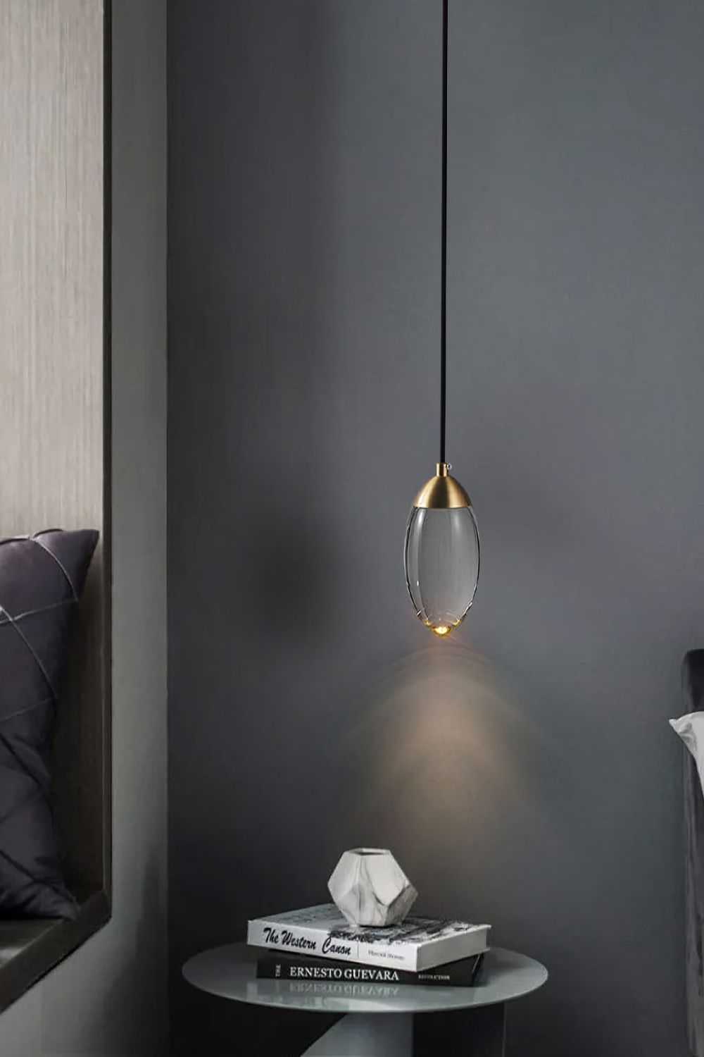 Brass Crystal Pendant Lamp - everlamps