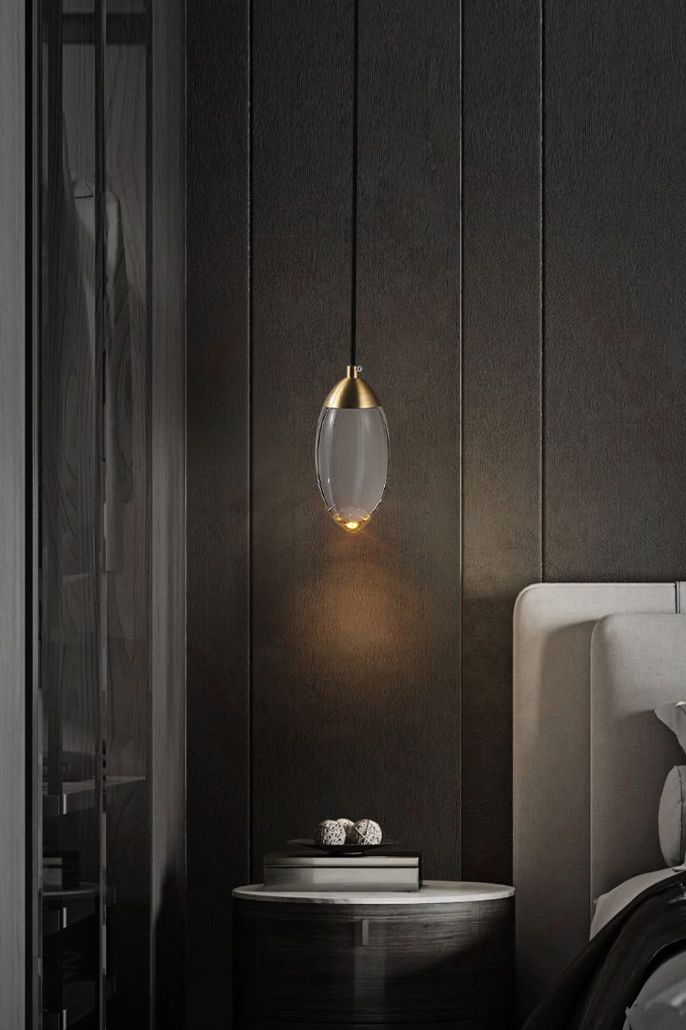 Brass Crystal Pendant Lamp - everlamps