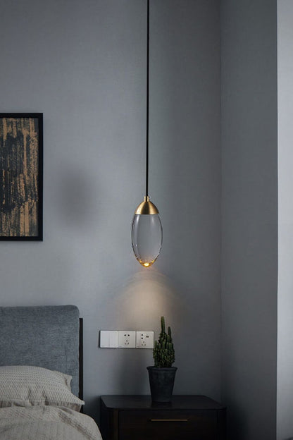 Brass Crystal Pendant Lamp - everlamps