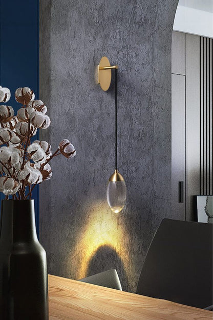 Brass crystal Wall lamp - everlamps