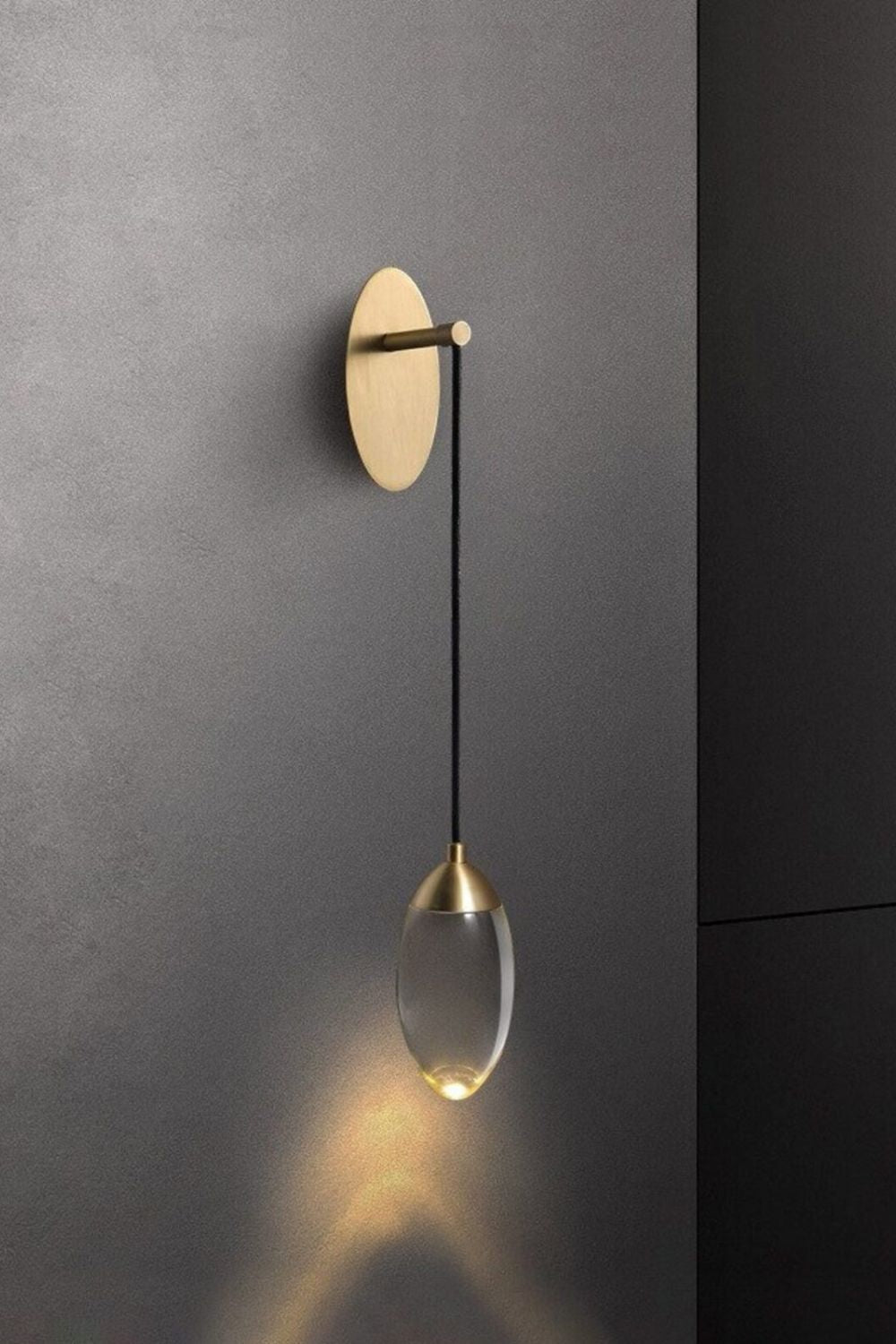 Brass crystal Wall lamp - everlamps